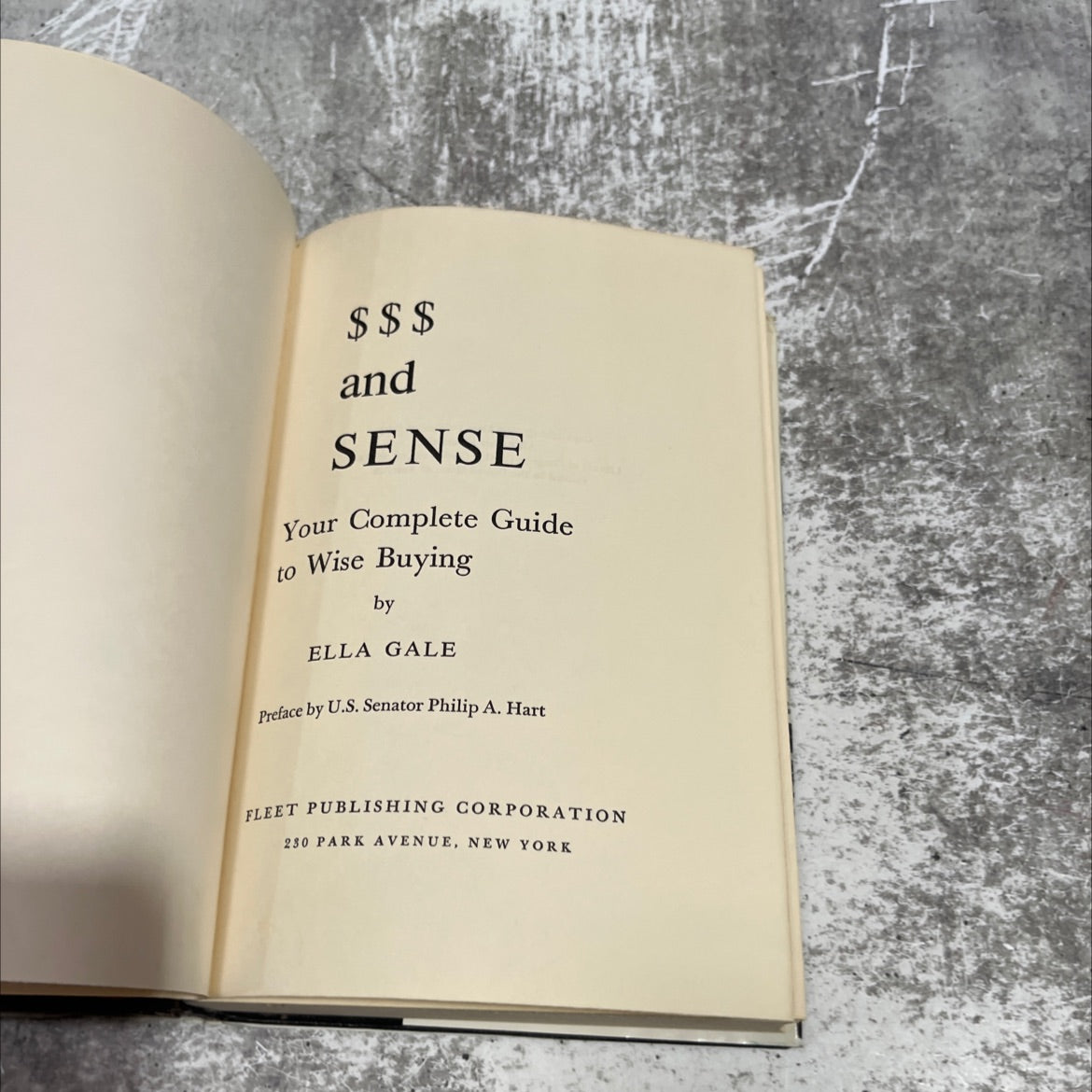 $$$ and sense your complete guide to wise buying book, by ella gale, 1965 Hardcover image 2