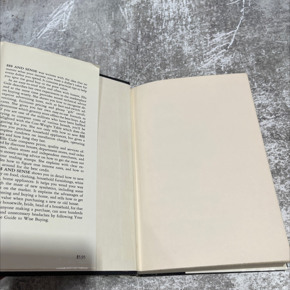 $$$ and sense your complete guide to wise buying book, by ella gale, 1965 Hardcover image 4