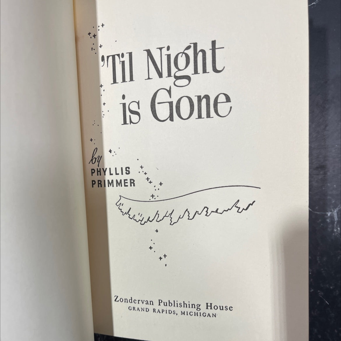'til night is gone book, by phyllis primmer, 1953 Hardcover image 2