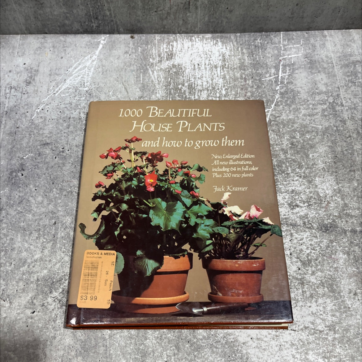1,000 beautiful house plants and how to grow them book, by Jack Kramer, 1982 Hardcover image 1
