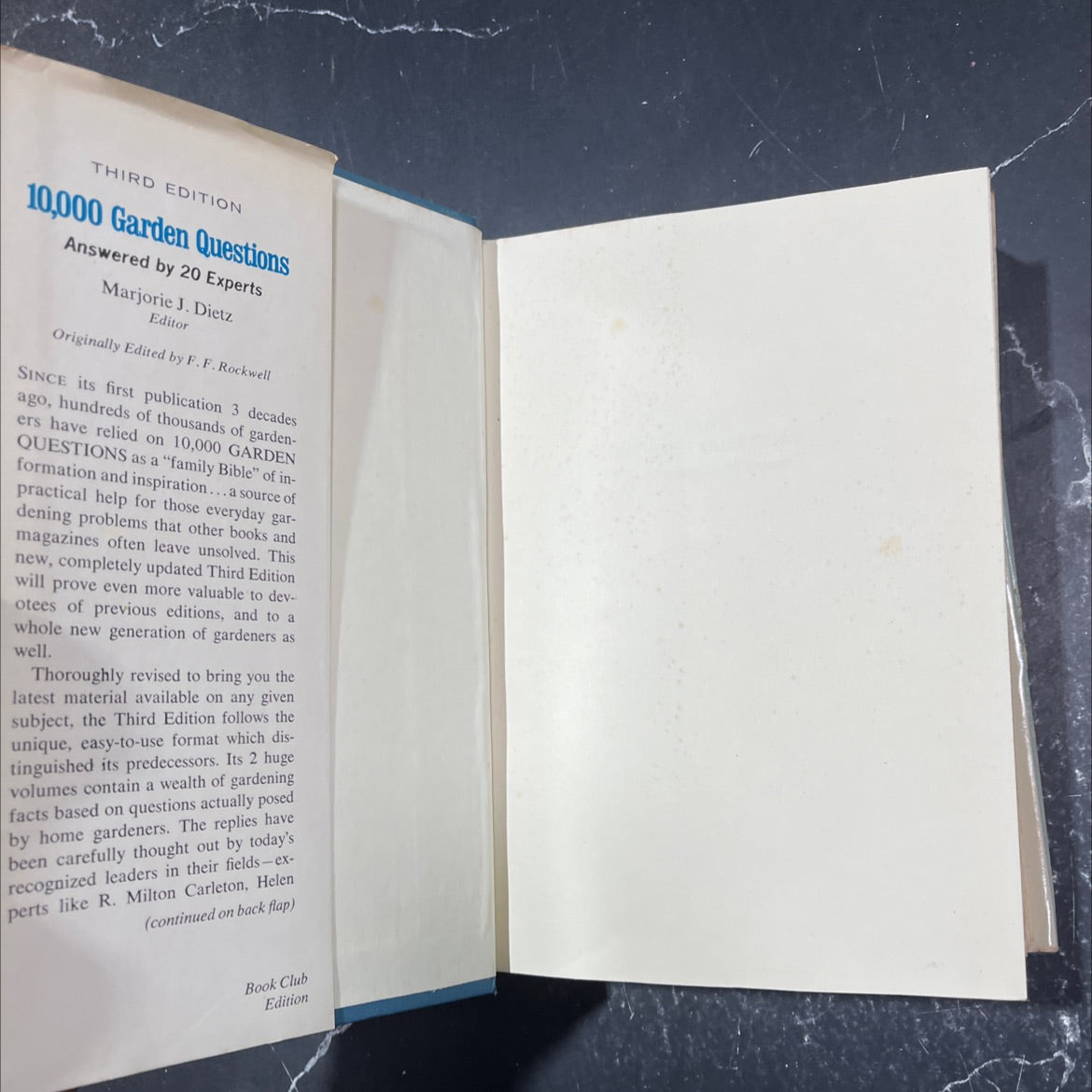 10,000 garden questions answered by 20 experts book, by Marjorie J. Dietz, 1974 Hardcover image 4