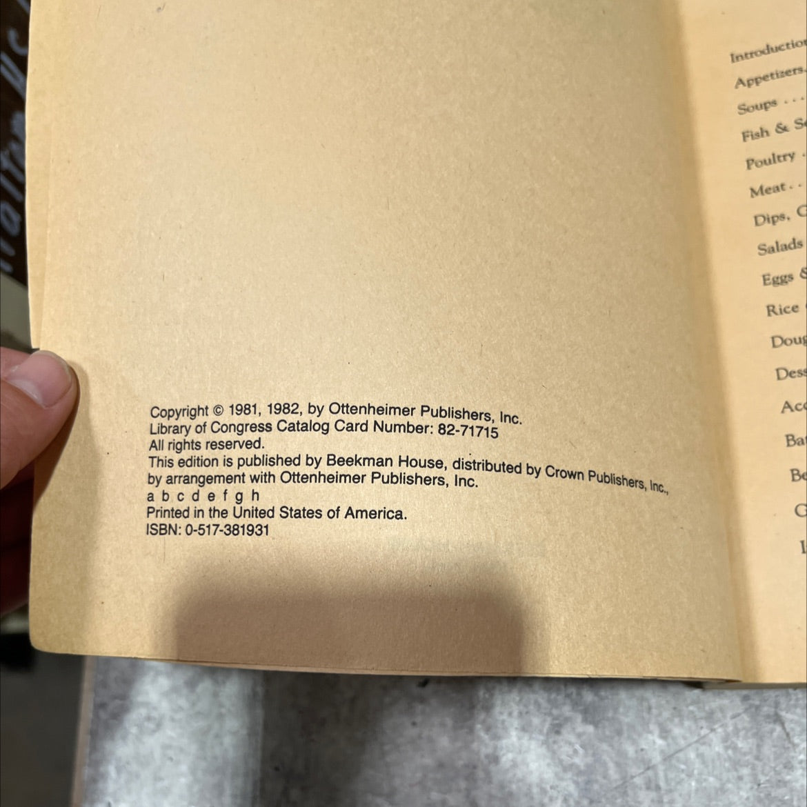 1001 oriental recipes book, by unknown, 1982 Paperback image 3