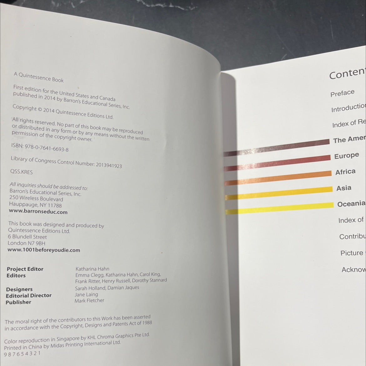 1001 restaurants you must experience before you die book, by Jenny Linford, 2014 Hardcover image 3