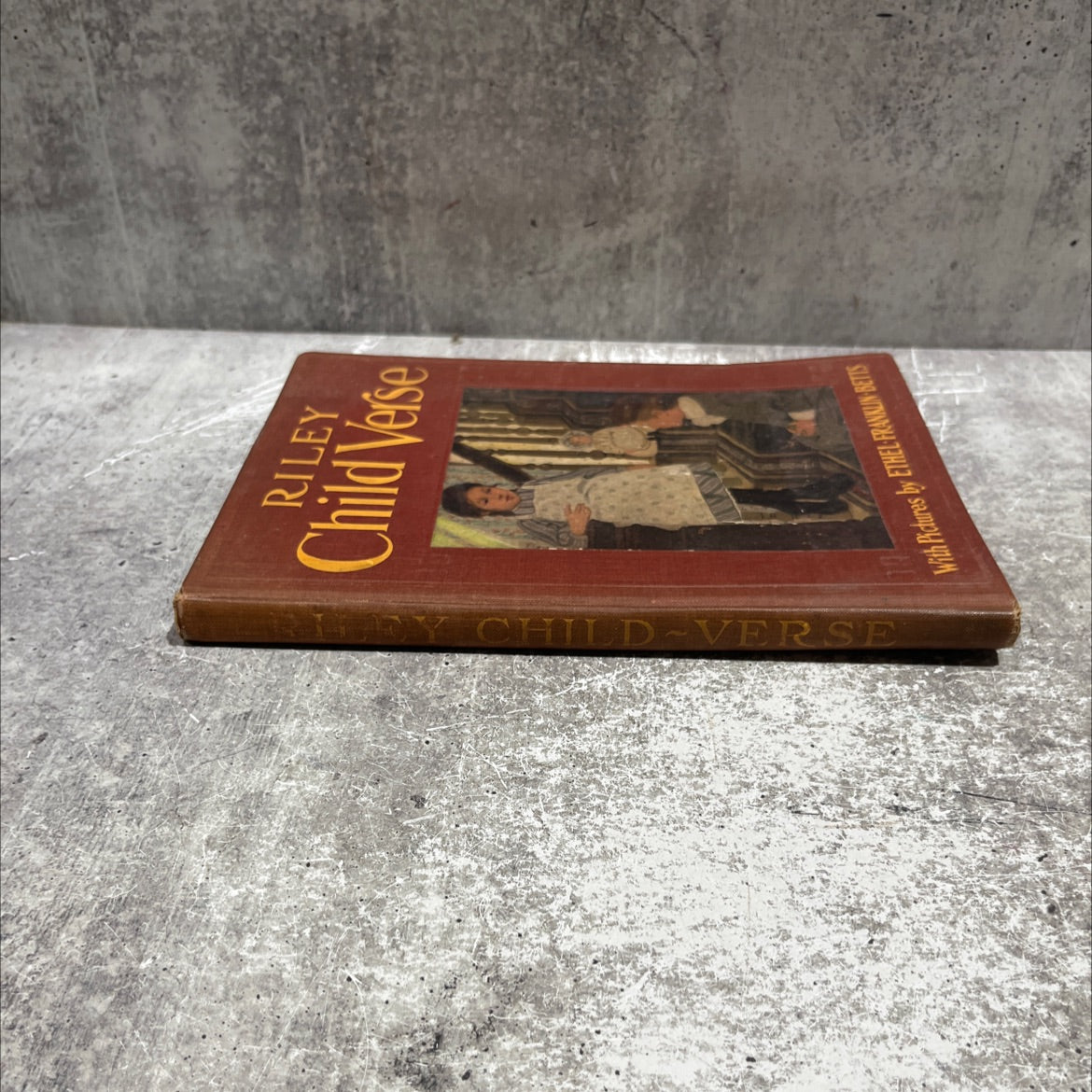 144 riley child verse book, by james whitcomb riley, 1906 Hardcover image 4