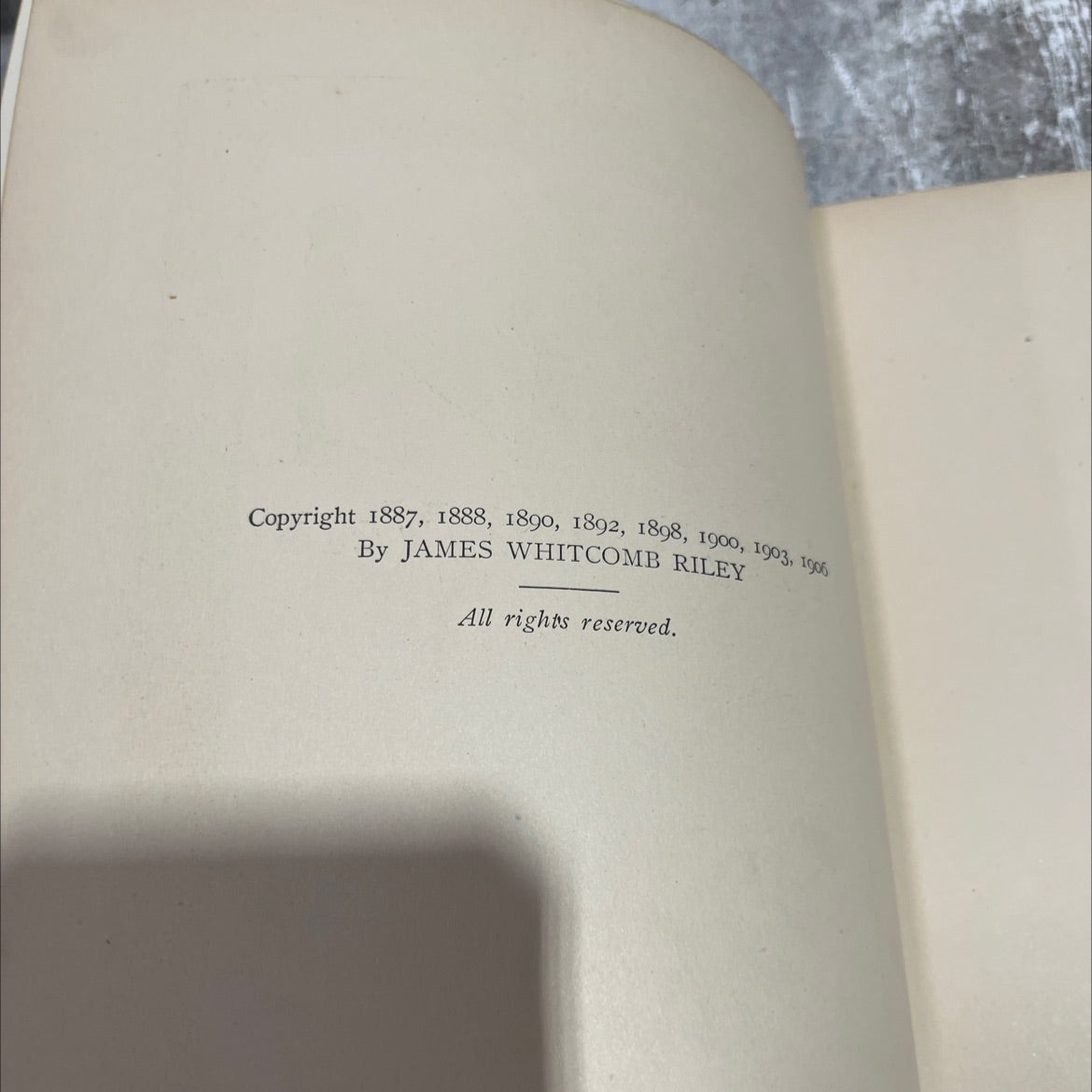 144 riley child verse book, by james whitcomb riley, 1906 Hardcover image 3