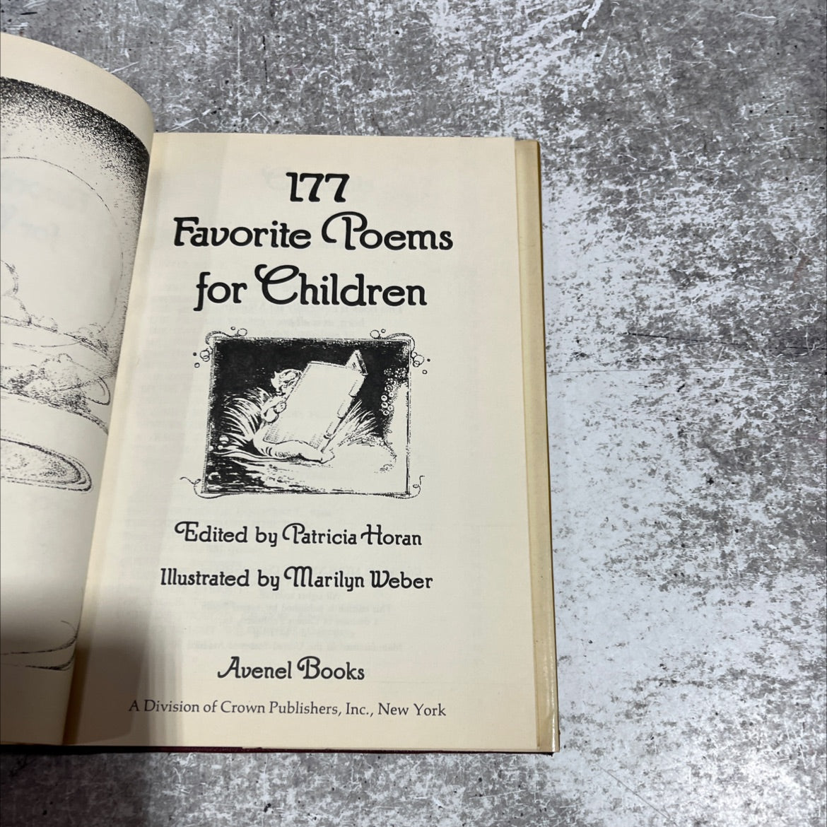 177 favorite poems for children book, by Various, 1974 Hardcover image 2