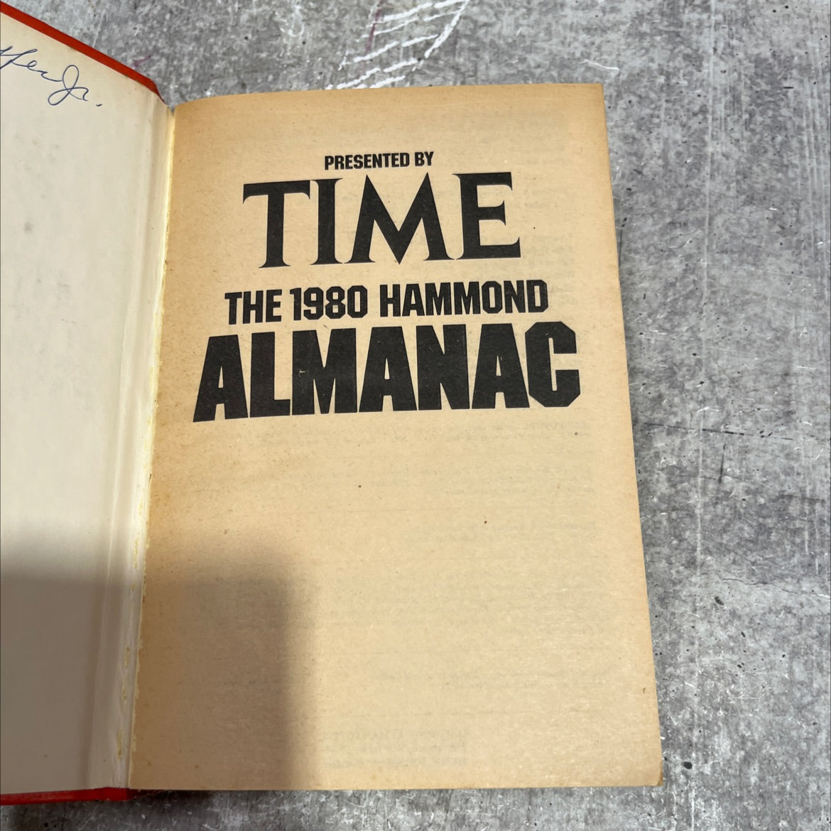 1980 hammond almanac book, by Martin A. Bacheller, 1980 Hardcover image 2