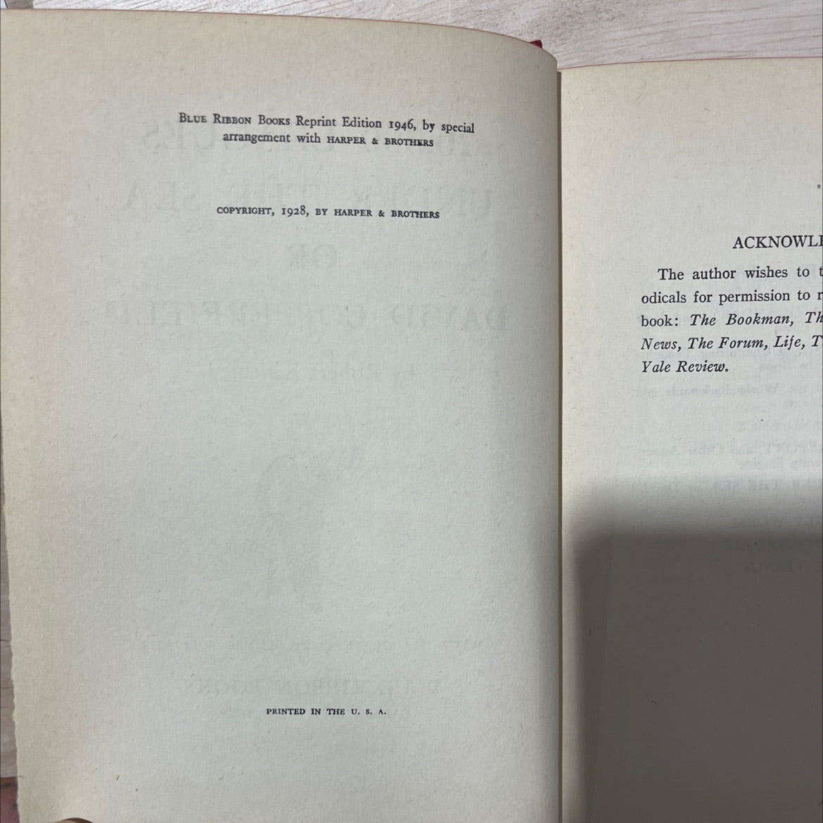 20,000 leagues under the sea or david copperfield book, by Robert Benchley, 1946 Hardcover, Vintage image 3