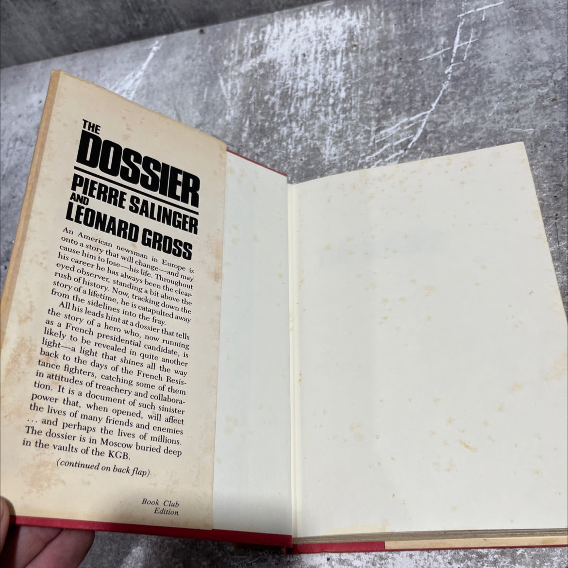 200 at the dossier book, by Pierre Salinger and Leonard Gross, 1984 Hardcover image 4