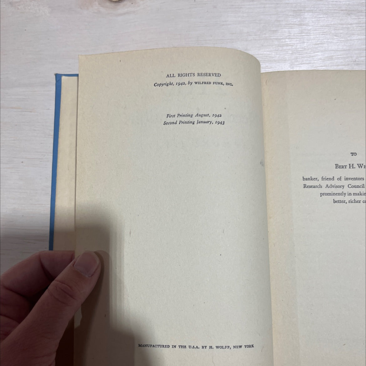 2100 needed inventions book, by raymond f. yates, 1943 Hardcover image 3