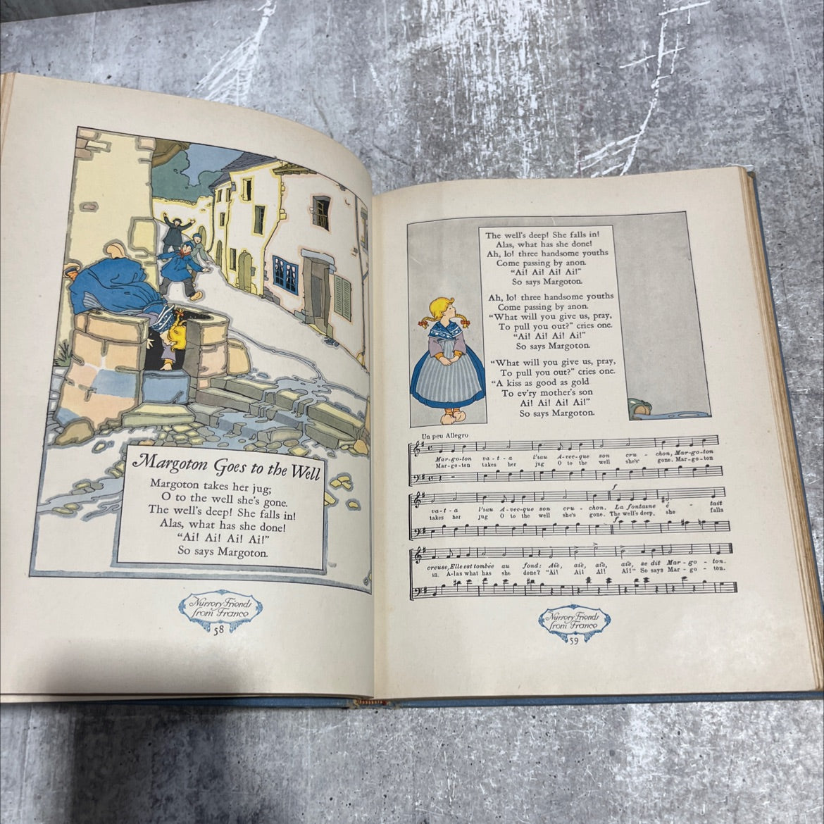 25 nursery friends from france book, by olive beaupré miller, 1927 Hardcover image 4