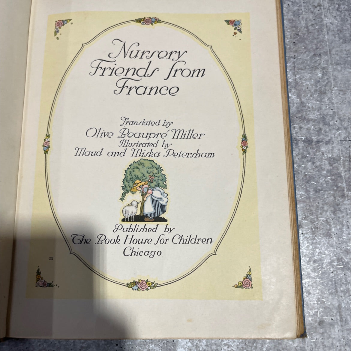 25 nursery friends from france book, by olive beaupré miller, 1927 Hardcover image 2