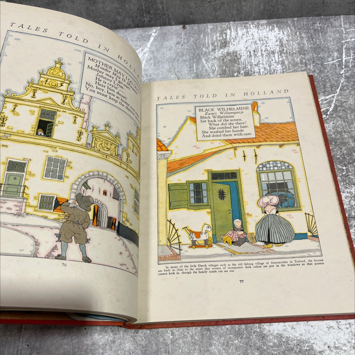 26 tales told in holland book, by Olive Beaupré Miller, 1916 Hardcover image 4