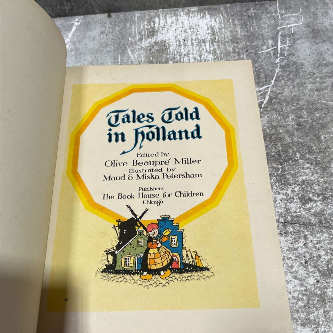 26 tales told in holland book, by Olive Beaupré Miller, 1916 Hardcover image 2