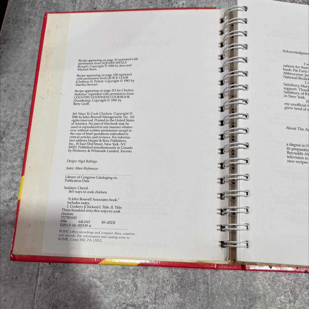365 ways to cook chicken book, by Cheryl Sedaker, 1986 Hardcover image 4