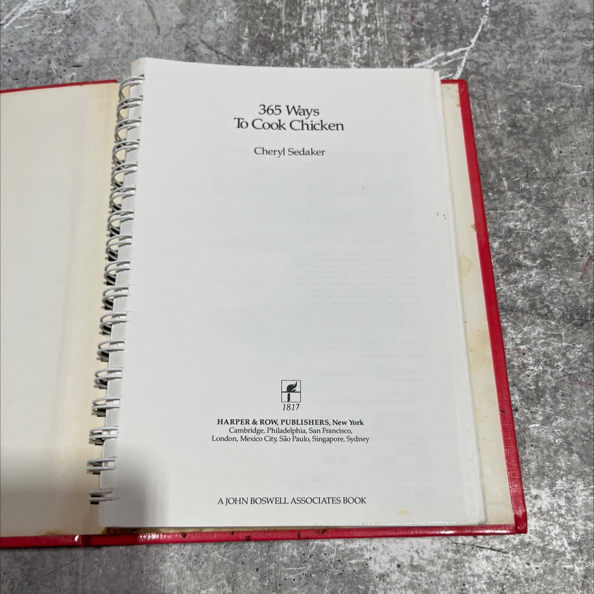365 ways to cook chicken book, by Cheryl Sedaker, 1986 Hardcover image 2