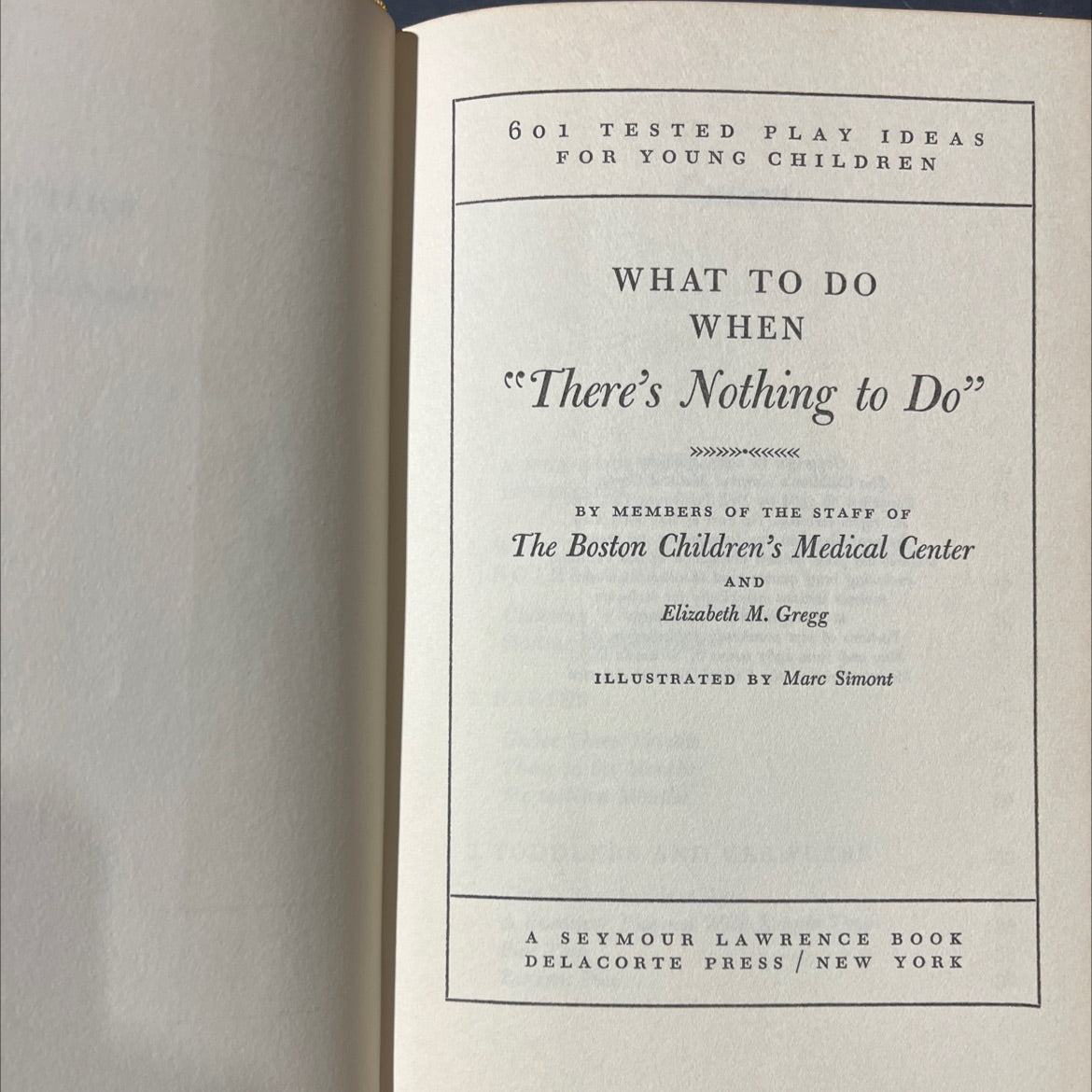 60 1 tested play ideas for young children what to do when there's nothing to do book, by members of the staff of the image 2