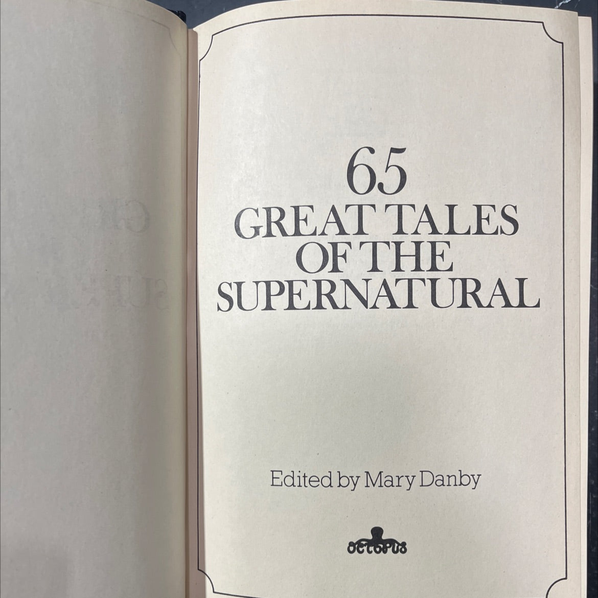 65 great tales of the hur supernatural book, by Mary Danby, 1982 Hardcover image 2