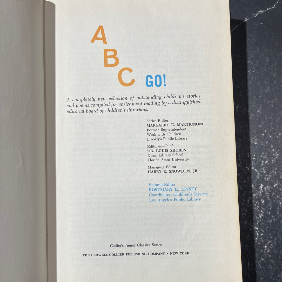 a b c go! book, by unknown, 1964 Hardcover image 2