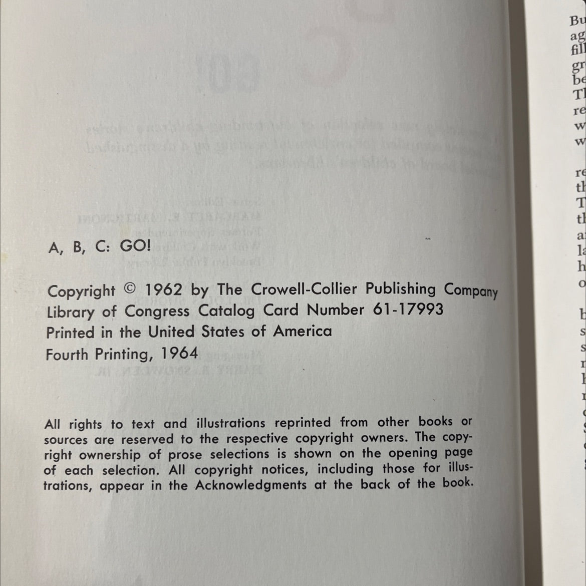 a b c go! book, by unknown, 1964 Hardcover image 3