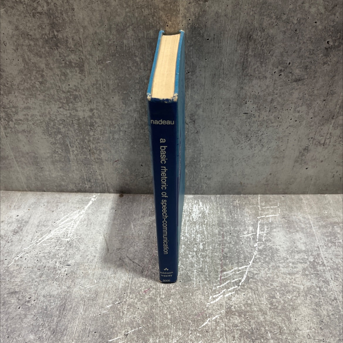 a basic rhetoric of speech-communication book, by ray e. nadeau, 1969 Hardcover image 4