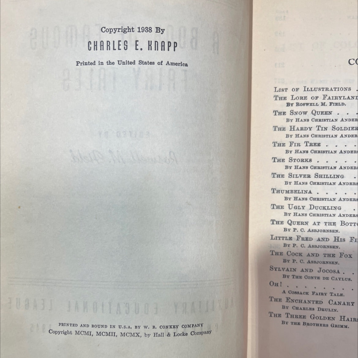 a book of famous fairy tales book, by thomas bailey aldrich, 1945 Hardcover image 3