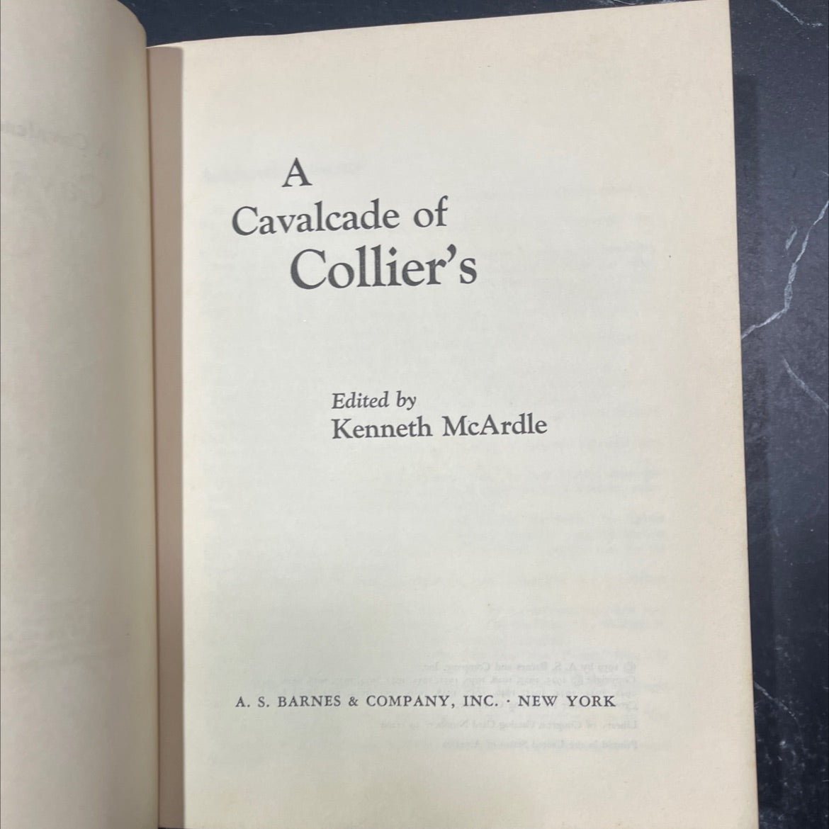 a cavalcade of collier's book, by kenneth mcardle, 1959 Hardcover image 2