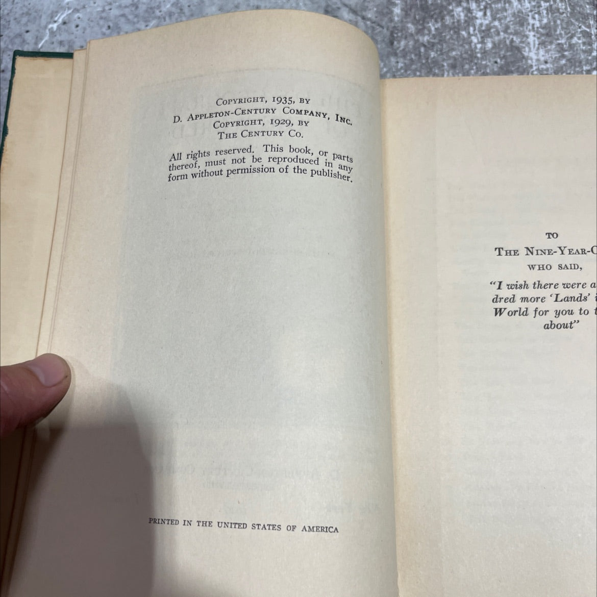 a child's geography of the world book, by v. m. hillyer, 1940 Hardcover image 3