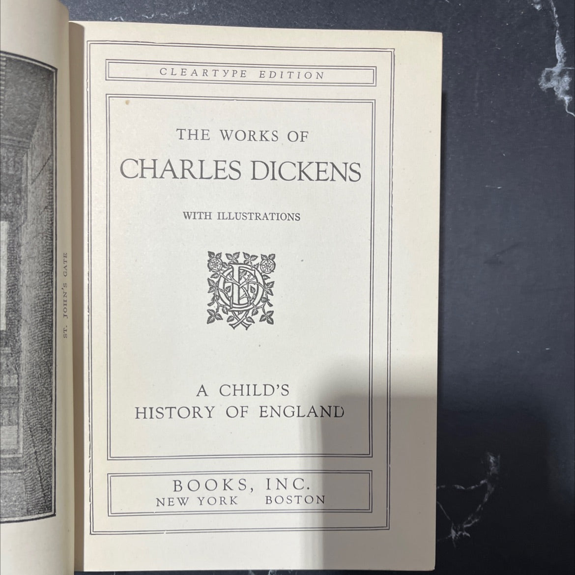 a child's history of england book, by charles dickens, 1868 Hardcover image 2