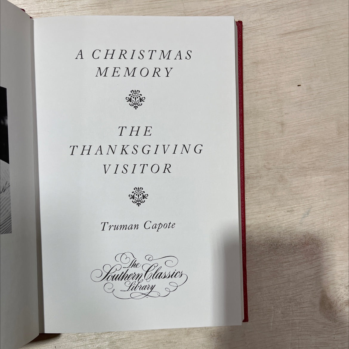 a christmas memory the thanksgiving visitor book, by truman capote, 1967 Leather, Vintage image 2