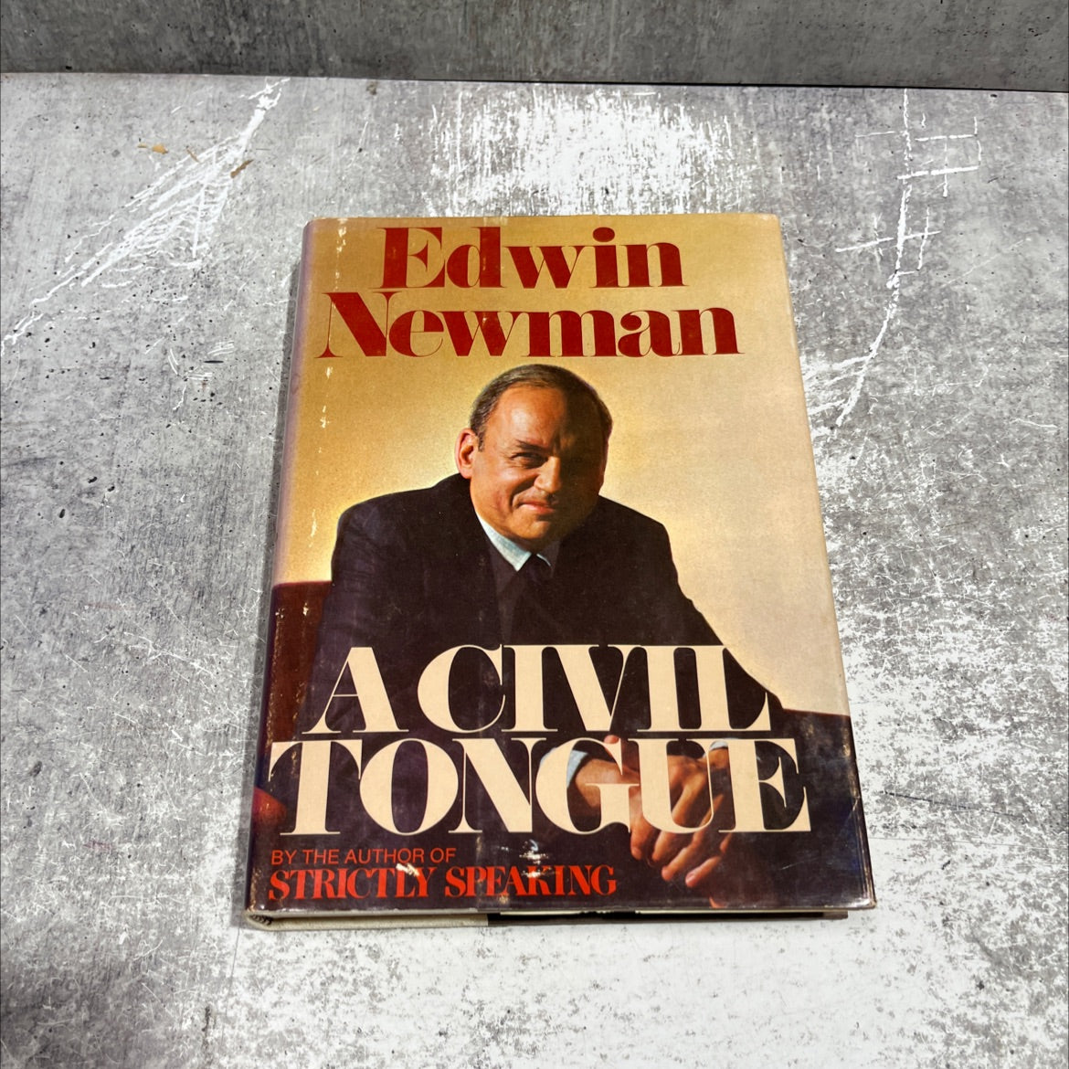 a civil tongue book, by Edwin Newman, 1976 Hardcover image 1