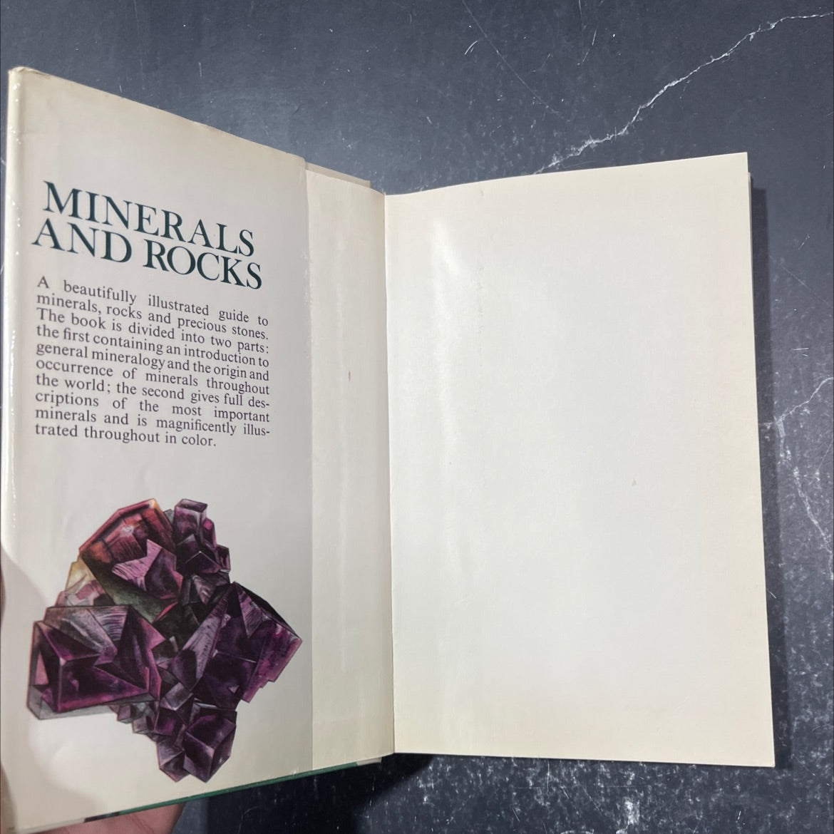a color guide to familiar minerals and rocks book, by dr jiří kouřimský, 1975 Hardcover image 4