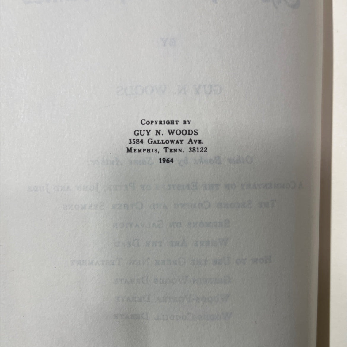 a commentary on the epistle of james book, by guy n. woods, 1967 Hardcover image 3