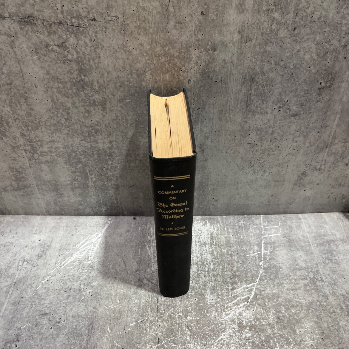 a commentary on the gospel according to matthew book, by h. leo boles, 1959 Hardcover image 4
