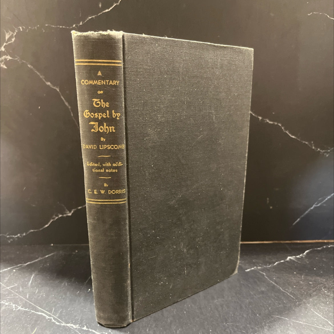 a commentary on the gospel by john book, by david lipscomb, 1950 Hardcover image 1