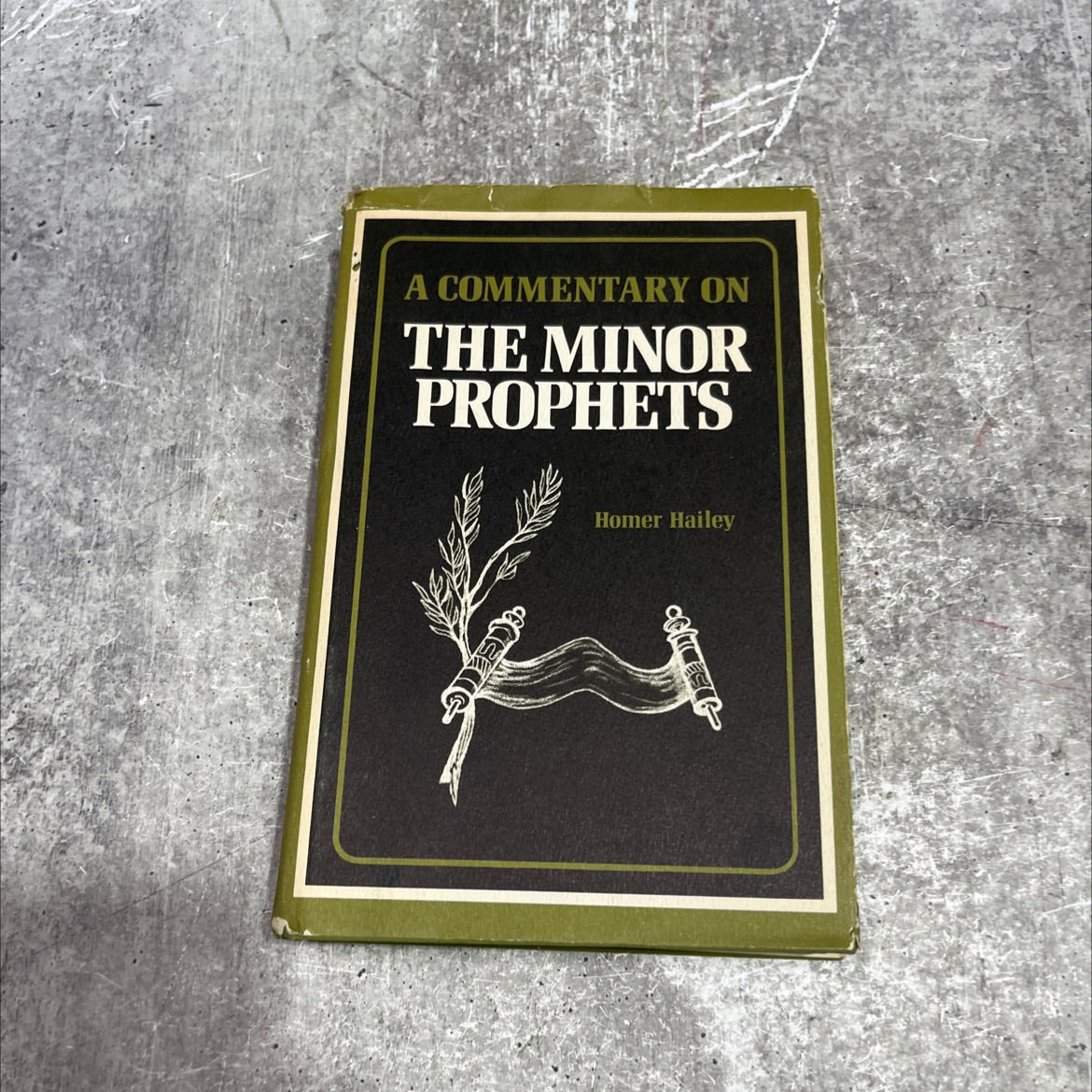 a commentary on the minor prophets book, by homer hailey, 1972 Hardcover image 1
