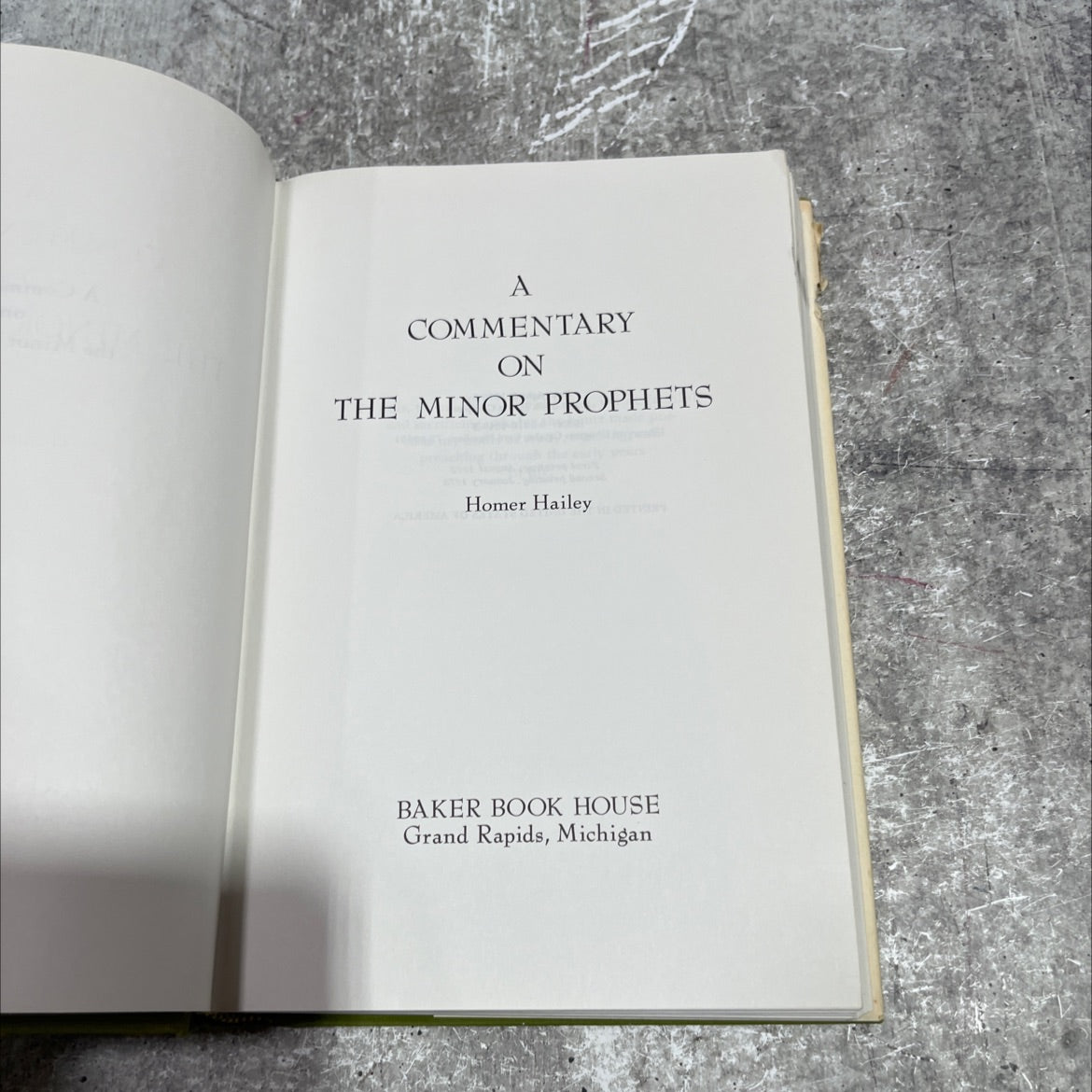 a commentary on the minor prophets book, by homer hailey, 1972 Hardcover image 2