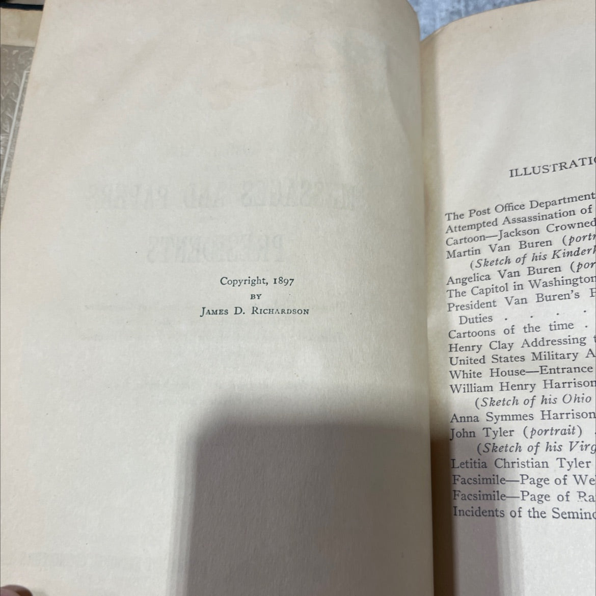 a compilation of the messages and papers of the presidents book, by james d. richardson, 1897 Hardcover image 3