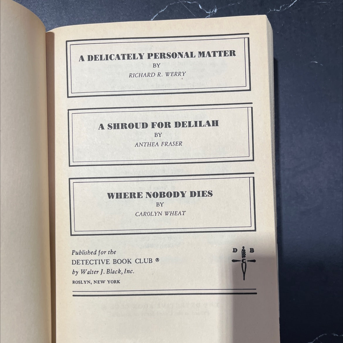 a delicately personal matter book, by richard r. werry, 1986 Hardcover image 2