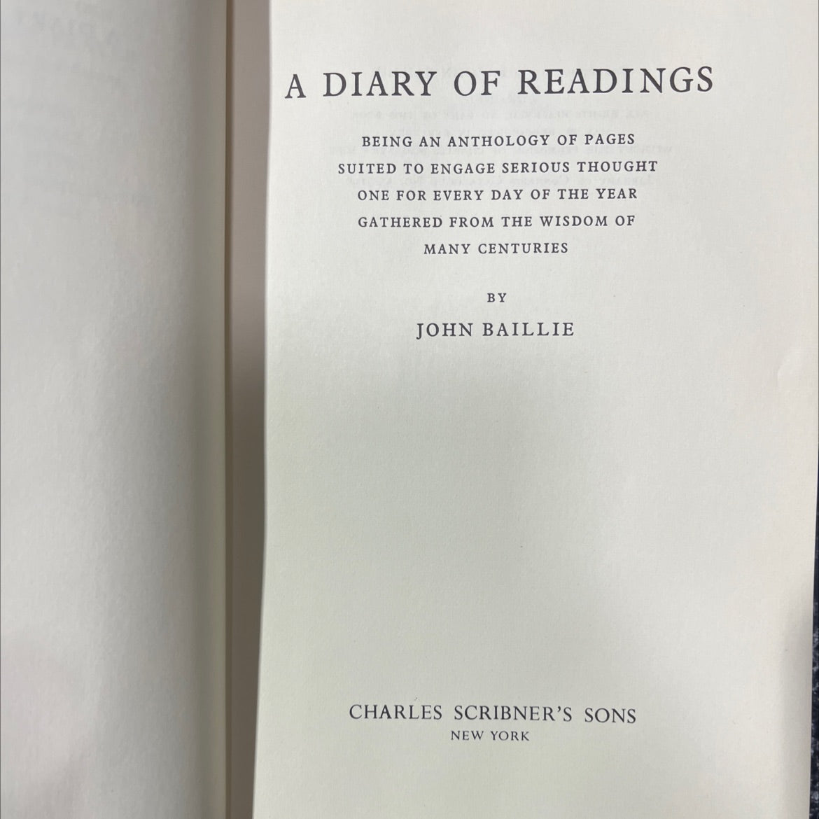 a diary of readings being an anthology of pages suited to engage serious thought one for every day of the year gathered image 2