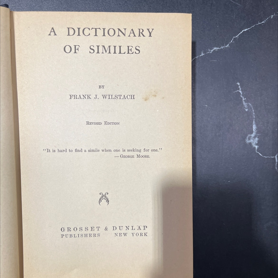 a dictionary of similes book, by frank j. wilstach, 1924 Hardcover image 2