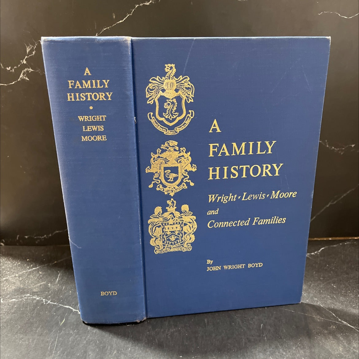 a family history wright-lewis-moore and connected families early settlers greene county, georgia book, by john wright image 1