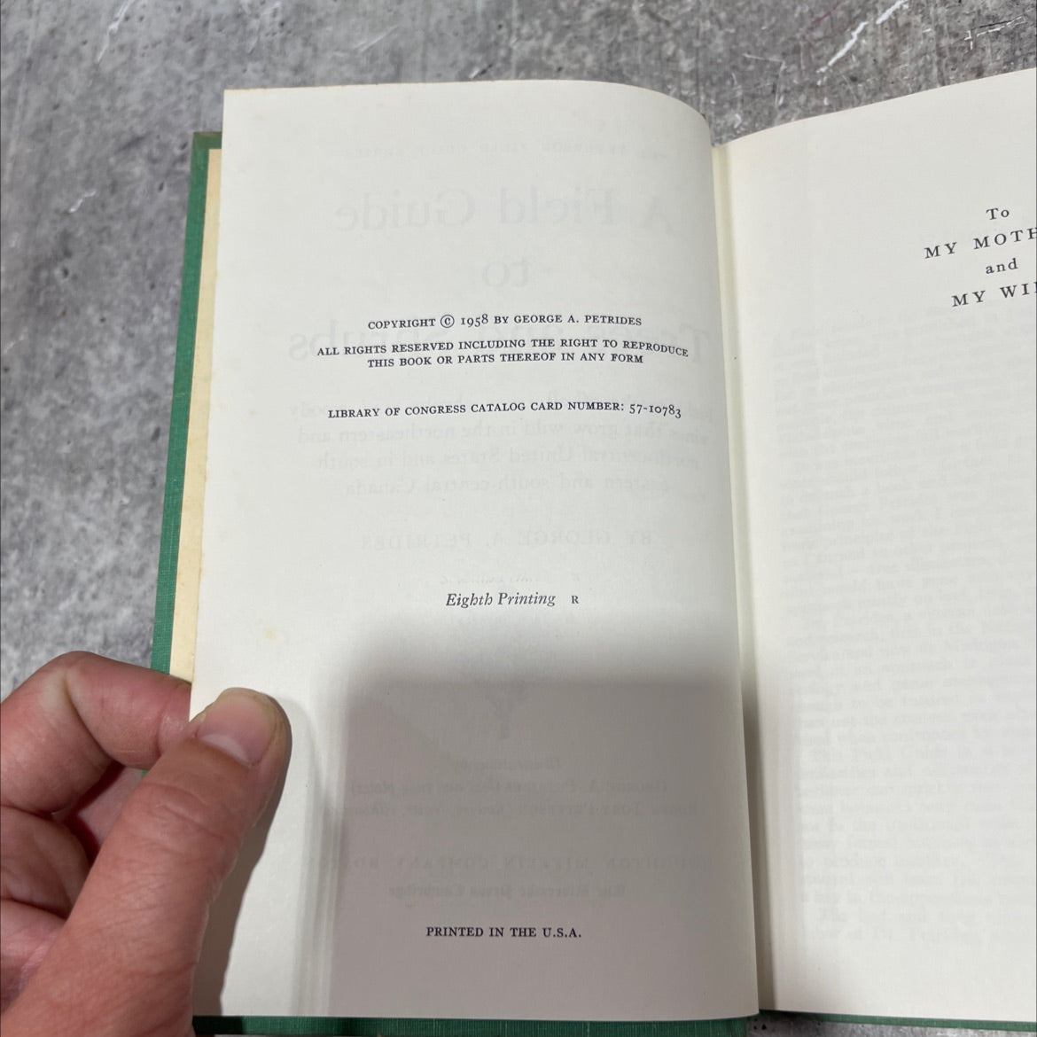 a field guide to trees and shrubs book, by george a. petrides, 1958 Hardcover image 3