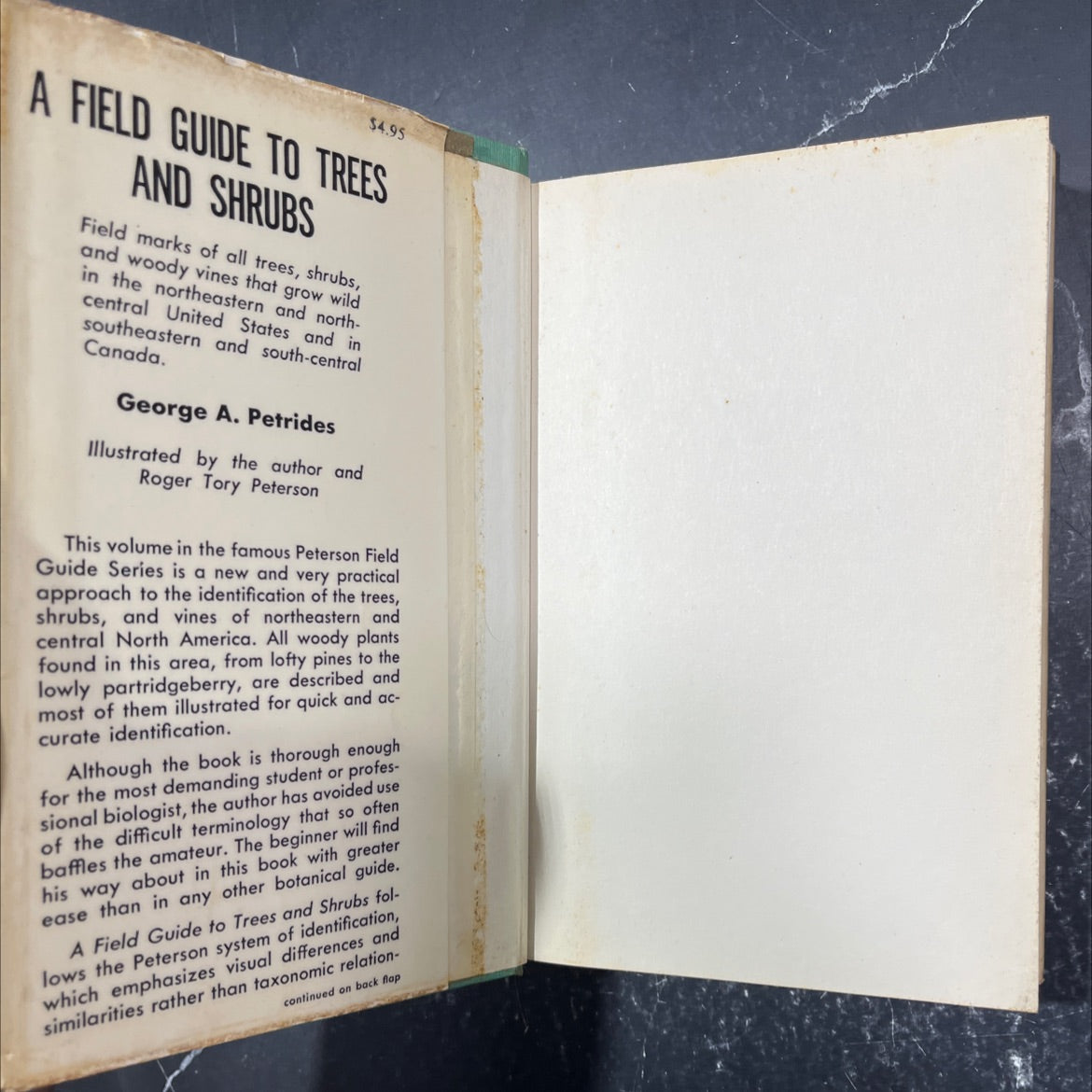 a field guide to trees and shrubs book, by george a. petrides, 1958 Hardcover image 4