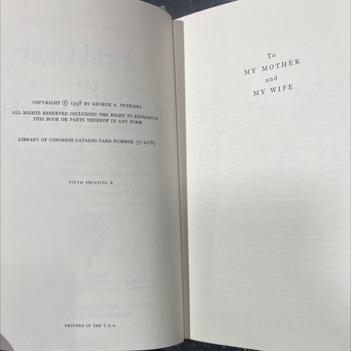 a field guide to trees and shrubs book, by george a. petrides, 1958 Hardcover image 3