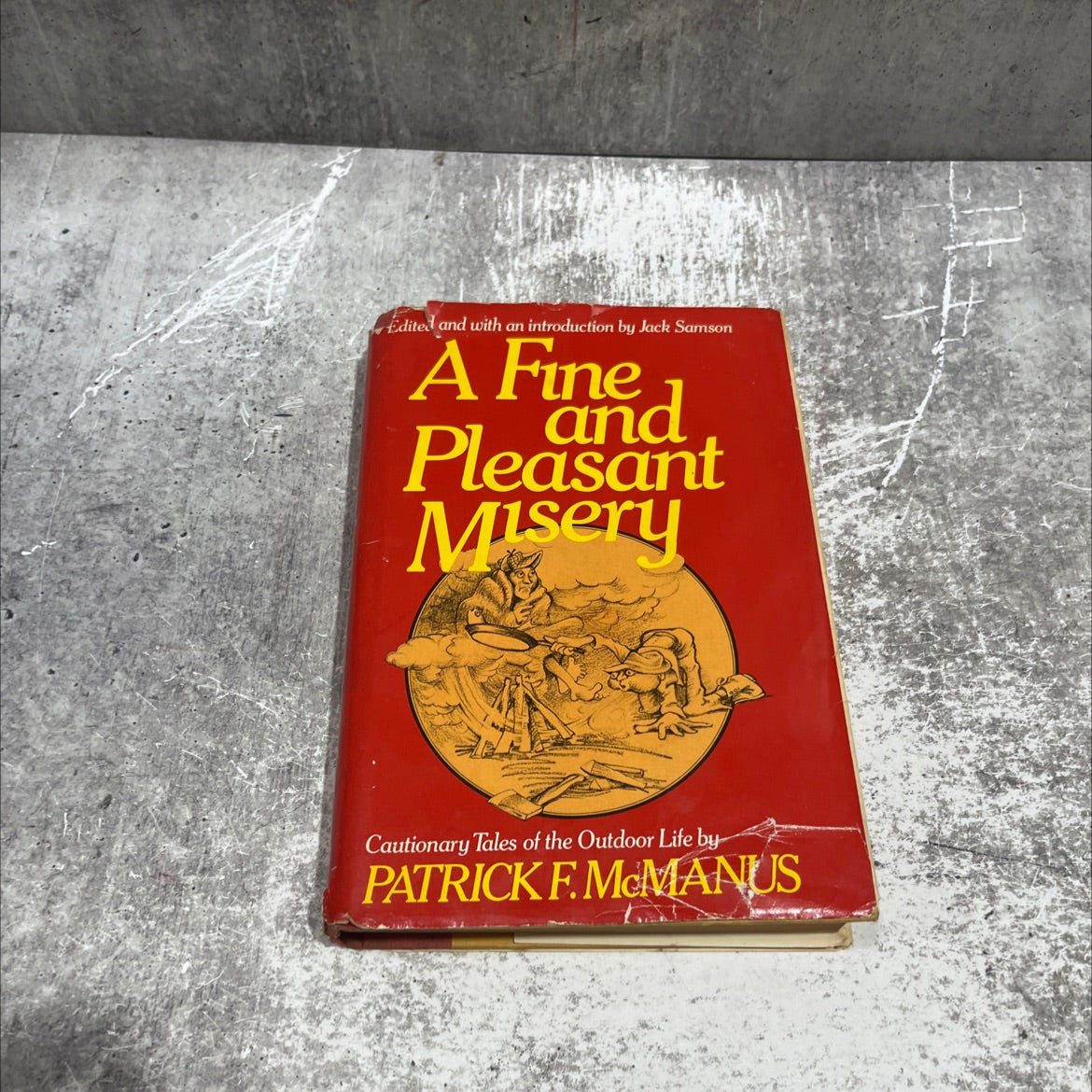 SIGNED a fine and pleasant misery book, by Patrick F. McManus, 1978 Hardcover, Vintage image 1