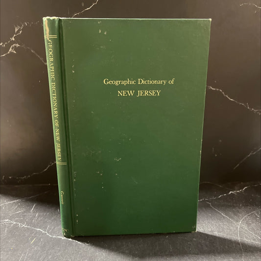 a geographic dictionary new jersey book, by henry gannett, 1978 Hardcover image 1
