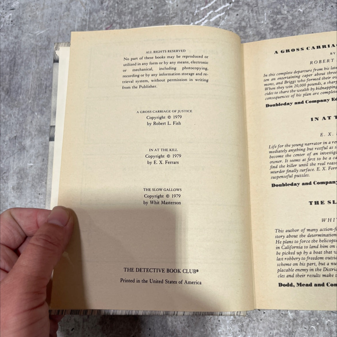 a gross carriage of justice book, by robert l. fish, 1979 Hardcover image 3