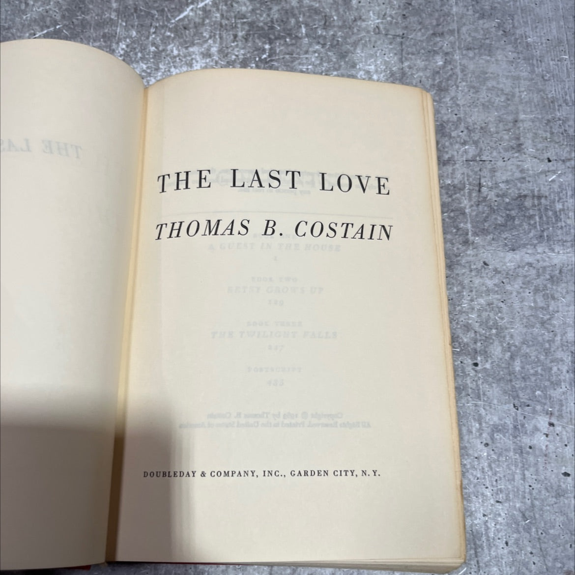 a guest in the house book, by thomas b. costain, 1963 Hardcover image 2