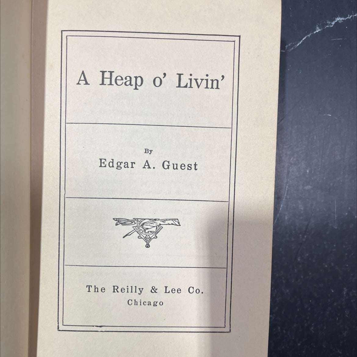 a heap o' livin' book, by edgar a. guest, 1916 Hardcover image 2
